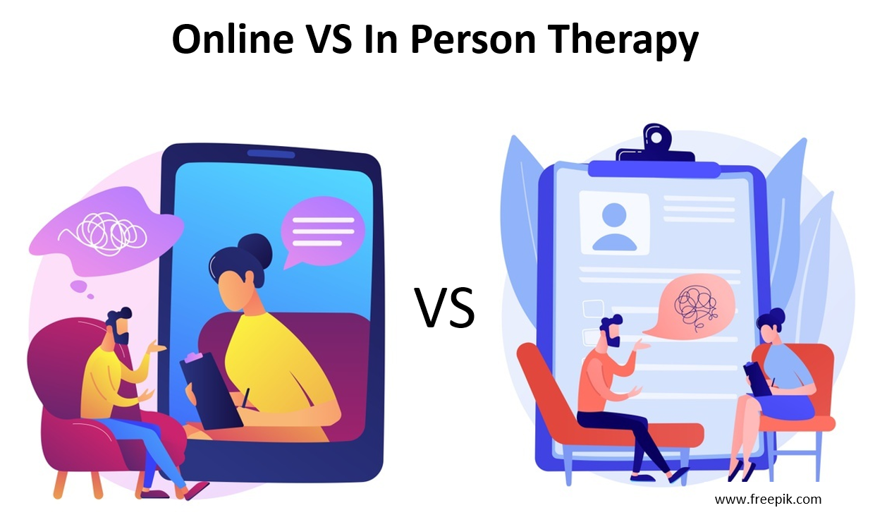 5 therapy methods comparison Teletherapy and In-Person Therapy: Unveiling the Pros and Cons.