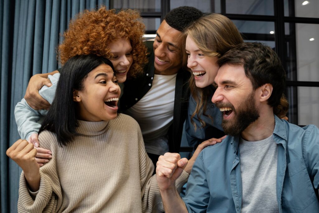 Psychology of laughter for stress